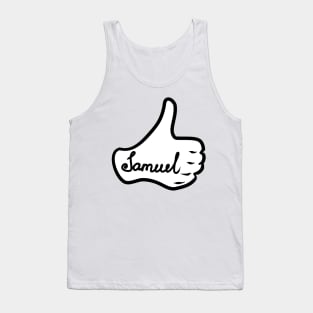 Men name Samuel Tank Top